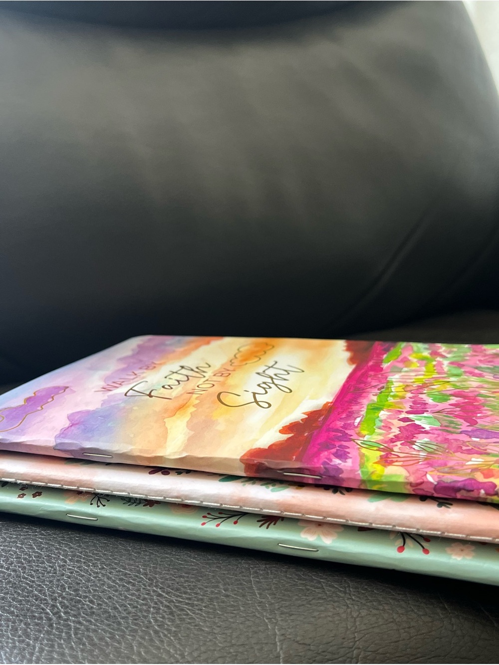 Floral Journal Set in Pink, Purple and Blue